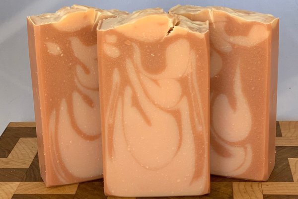 Orange Patchouli Handmade Cold Process Soap made with Goat Milk