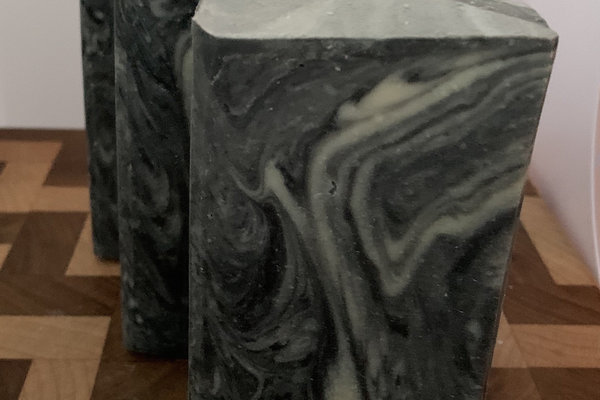 Black Tie Cold Process Soap made with Goat Milk