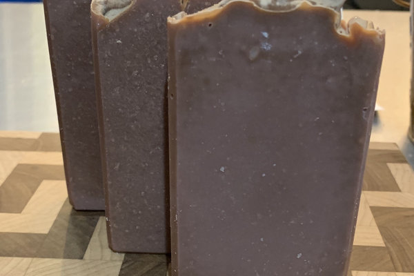 Handmade Vanilla Oak Cold Process Soap made with Goat Milk