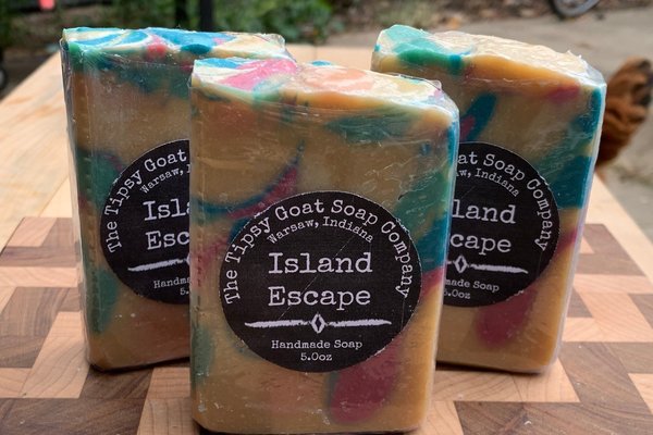 Island Escape Cold Process Soap made with Goat Milk