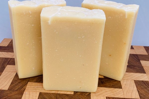 Naked (Unscented) Handmade Cold Process Soap made with Goat Milk