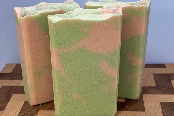 Ginger Lime Handmade Cold Process Soap made with Goat Milk