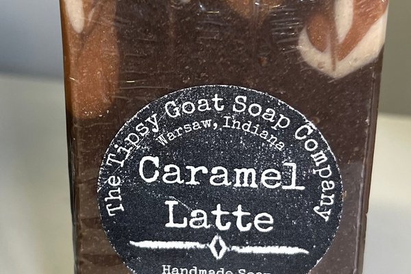 Caramel Latte Handmade Cold Process Soap made with Goat Milk