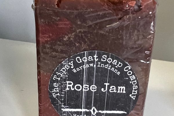 Rose Jam Handmade Cold Process Soap made with Goat Milk