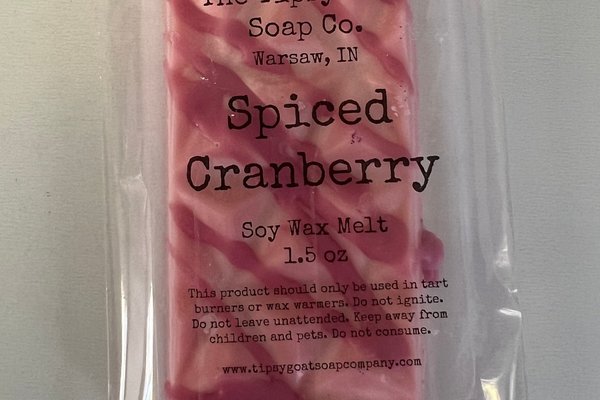 Spiced Cranberry Soy Wax Melt Snap Bar