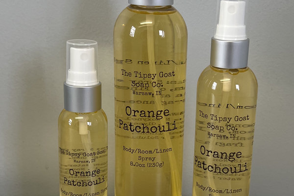 Orange Patchouli Body/Room/Linen Spray