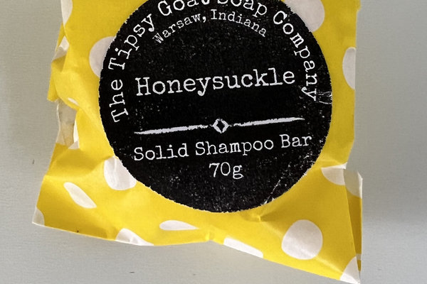 Honeysuckle Syndet Solid Shampoo Bar