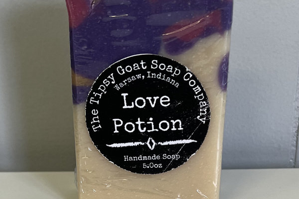 Love Potion Handmade Cold Process Soap made with Goats Milk