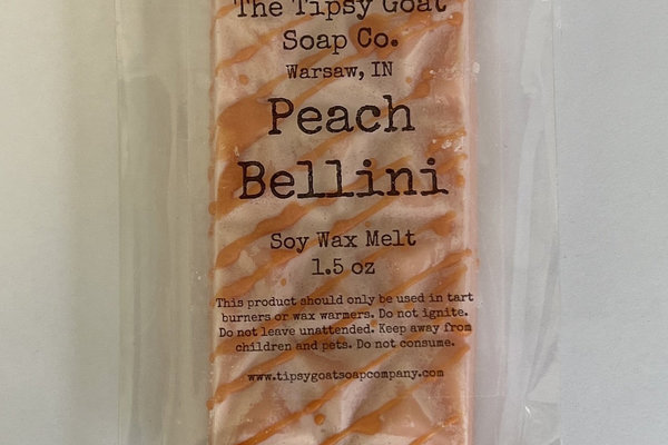 Peach Bellini Soy Wax Melt Snap Bar