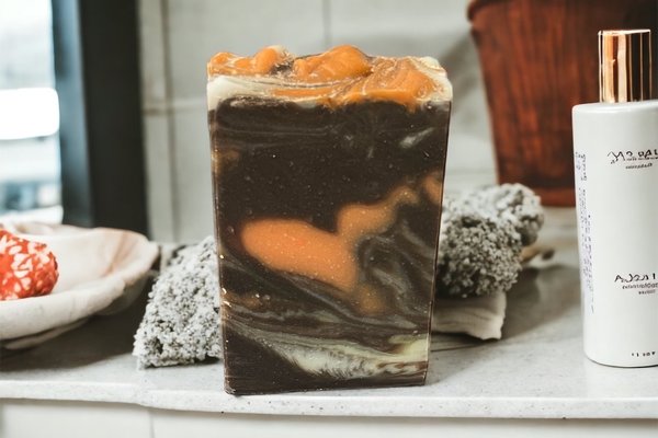 Pumpkin Spice Handmade Cold Process Soap made with Goat Milk