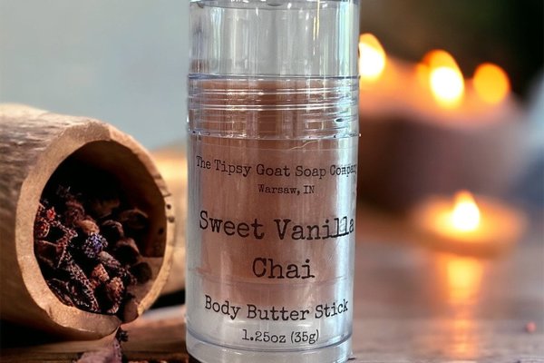 Sweet Vanilla Chai Body Butter Stick | Solid Lotion Stick