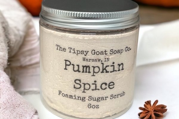 Pumpkin Spice Sugar Scrub | Sugar Whipped Soap