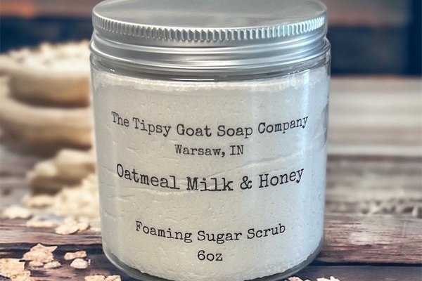 Oatmeal Milk & Honey Foaming Sugar Scrub | Sugar Whipped Soap