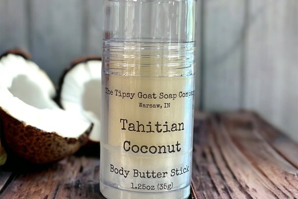Tahitian Coconut Body Butter Stick | Solid Lotion Stick