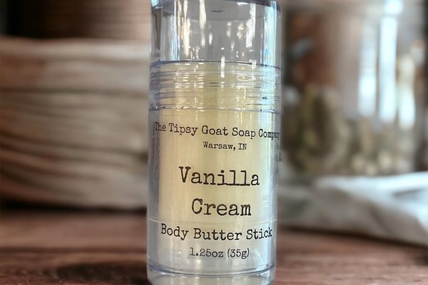 Vanilla Cream Body Butter Stick | Solid Lotion Stick