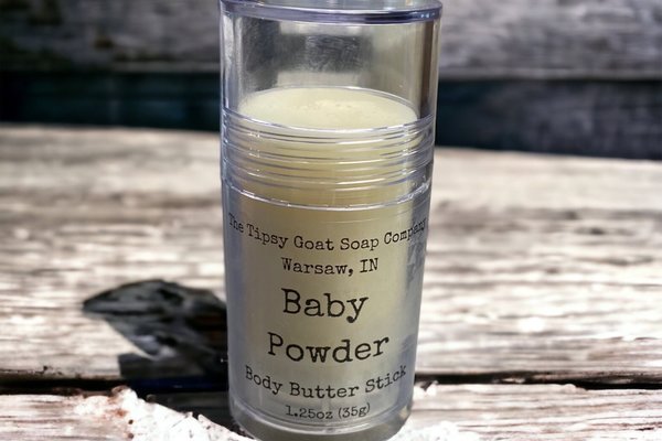 Baby Powder Body Butter Stick | Solid Lotion Stick
