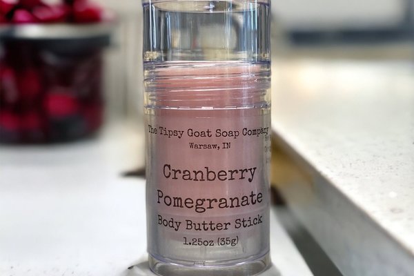 Cranberry Pomegranate Body Butter Stick | Solid Lotion Stick
