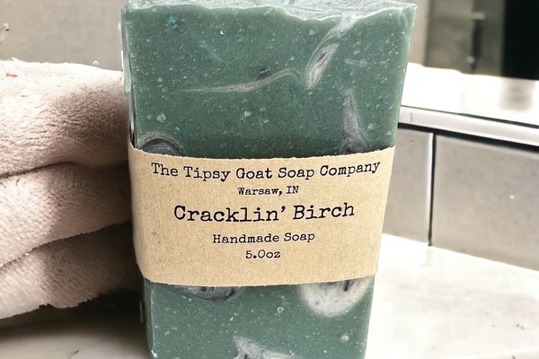 Cracklin' Birch Handmade Cold Process Soap made with Goat Milk