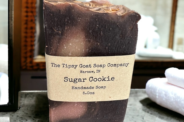 Sugar Cookie Handmade Cold Process Soap made with Goat Milk