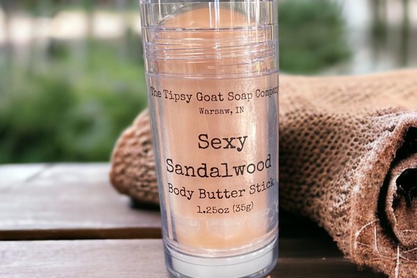 Sexy Sandalwood Body Butter Stick | Solid Lotion Stick