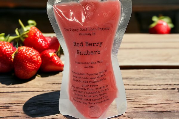 Red Berry Rhubarb Squeezable Wax Melt