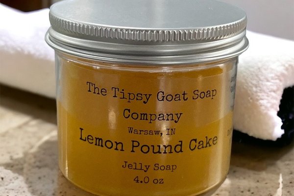 Lemon Pound Cake Jelly Soap