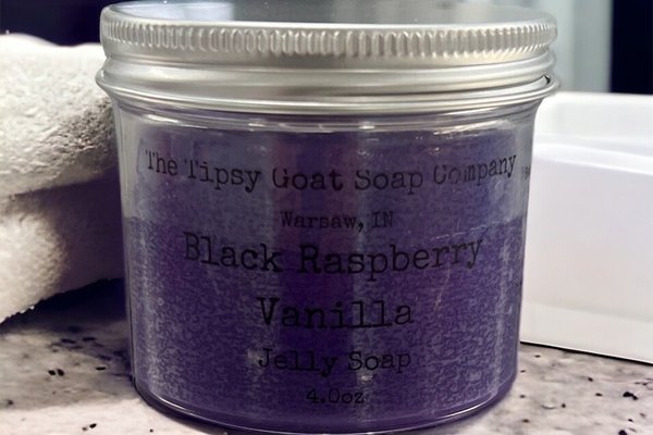 Black Raspberry Vanilla Jelly Soap