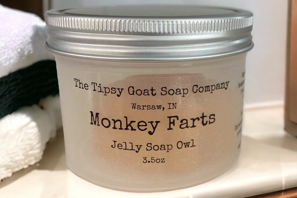 Monkey Farts Jelly Soap Animal