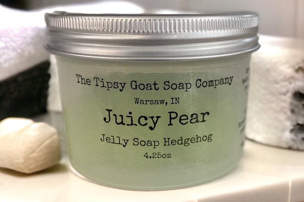 Juicy Pear Jelly Soap Animal