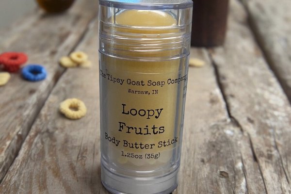 Loopy Fruits Body Butter Stick | Solid Lotion Stick