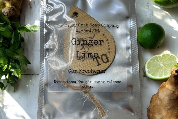 Ginger Lime Car Air Freshener
