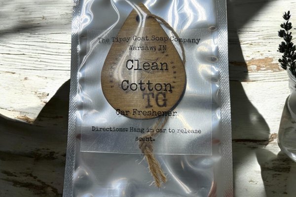 Clean Cotton Car Air Freshener