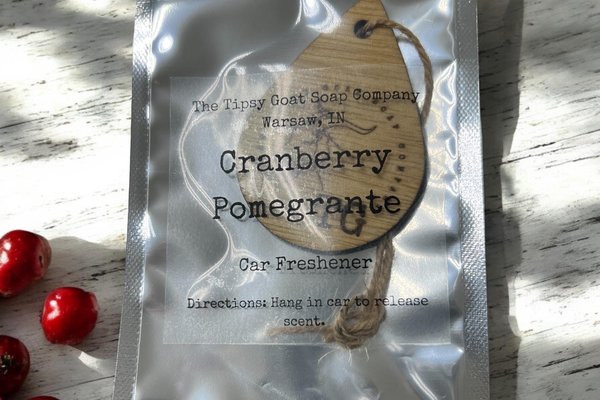 Cranberry Pomegranate Car Air Freshener
