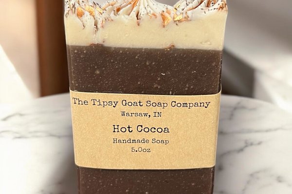 Hot Cocoa Handmade Cold Process Soap made with Goat's Milk