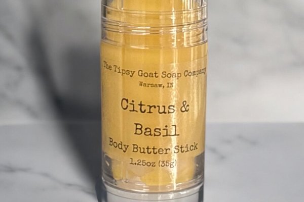 Citrus & Basil Body Butter Stick | Solid Lotion Stick