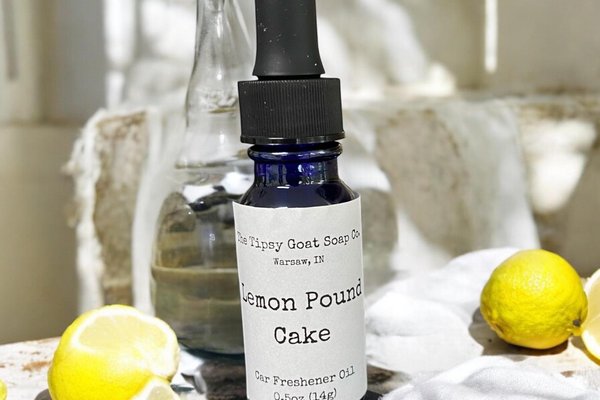 Lemon Pound Cake Car Air Freshener Refresher Oil
