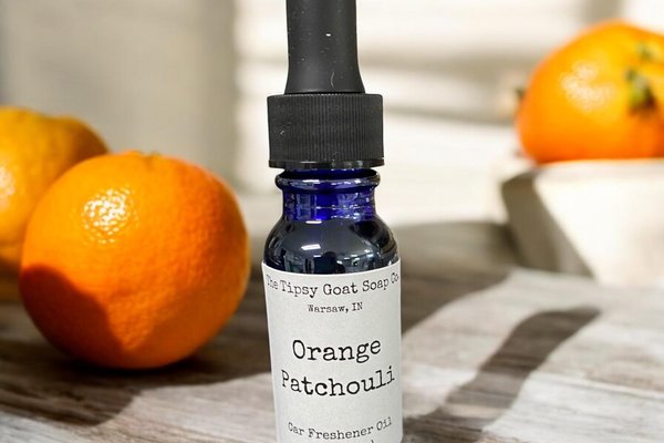 Orange Patchouli Car Air Freshener Refresher Oil