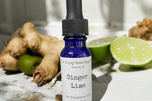 Ginger Lime Car Air Freshener Refresher Oil